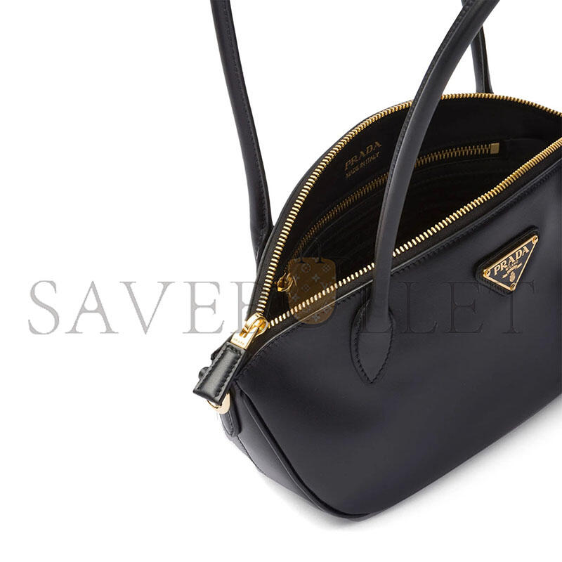 PRADA SMALL LEATHER HANDBAG 1BA427 (26*17*9cm) 